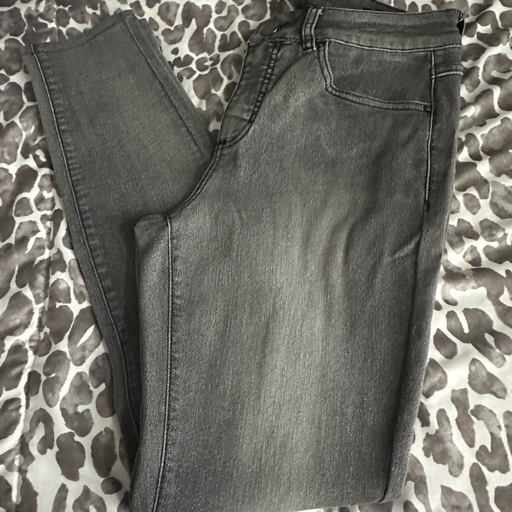 NWT French dressing jeans metallic shimmer skinny jean sz 6